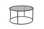 Nordure Mesa de Café 80 Negro, Gris